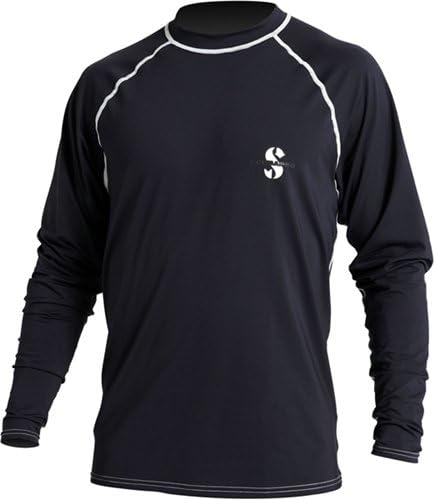 Scubapro Black Loose Fit Long Sleeve Rash Guard