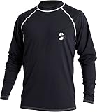 Scubapro Black Loose Fit Long Sleeve Rash Guard