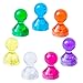 Chinu Push Pin Magnets 28 Refrigerator Magnets for Crafts Office Whiteboard Kids School Deluxe Multi-Use Super Strong Neodymium Magnetic Push Pins in 7 Attractive Colors