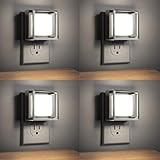 LED Night Light [4 Pack], Plug in Night Light with