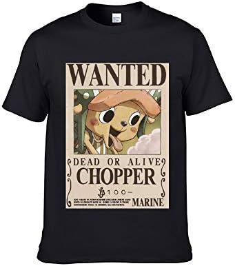 ICOSSATA T-Shirt Animation ONE Piece Wanted Monkey D. Luffy A XS S M L XL XXL XXXL Adult Unisex Crew