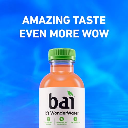 BAI ANTIOXIDANT INFUSED WATER BEVERAGE, SÃO PAULO STRAWBERRY LEMONADE, WITH VITAMIN C AND NO ARTIFICIAL SWEETENERS, 18 FLUID OUNCE BOTTLE, 6 PACK