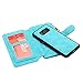 Galaxy S8 Plus Case, LONTECT 14 Card Slots Wallet Case with Zipper Cash Storage - PU Leather Wallet With Magnetic Detachable TPU Shock Absorbing Back Cover Case for Samsung Galaxy S8 Plus - Mint Green