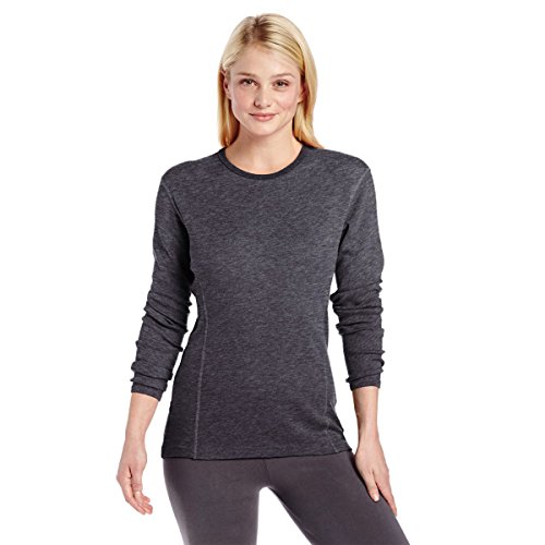 Minus33 Merino Wool Women's Ossipee Midweight Crew, Charcoal, XXX-Large
