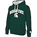 Michigan State Spartans Hooded Sweatshirt Arch Green