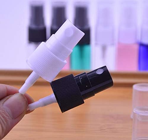 VASANA 12PCS 10ml Empty Small Spray Bottle Green Plastic Fine Mist Spray Bottle Sprayer for Travel Cleaning Water Essential Oils Perfumes and More - Image 3