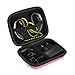 Geekria NOVA Headphones Case for in-Ear Headphones, Replacement Hard Shell Travel Carrying Bag with Cable Storage, Compatible with Sony, JVC, Audio-Technica Headsets (2 Packs/Pink)