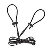 CONtenct-Toy Daily Toys Eggplant Ring Electro Shock Adjustable Brother Ring Eggplant Expander Massage with Black