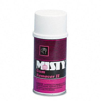 MISTY Gum/Candle Wax Remover, Aerosol, 6 oz, Refrigerant, For Nonporous Surfaces AAEA18312