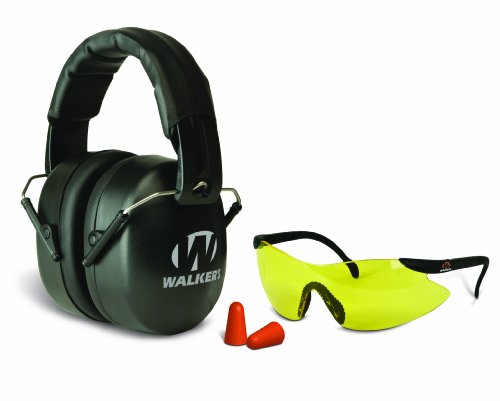 Walker's EXT Plugs Safety Combo Kit, Black, Left/Right
