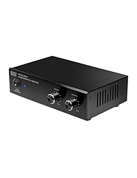 OSD Audio SMP60; 75 watts Peak clase A B Subwoofer AMP W alta variable Filtro de corte y perilla de Control de volumen Negro