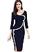 Vfemage Womens Vintage Elegant Casual Wear To Work Office Pencil Dress