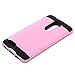 For ZTE Zmax Pro Z981,GBSELL Brushed Hybrid Phone Cover Case For ZTE Zmax Pro Z981 (Pink)
