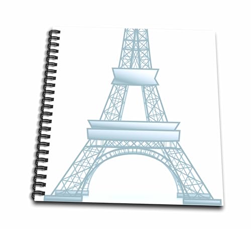 3dRose db_50638_2 Eiffel Tower Paris France Travel Art Memory Book, 12 by 12-In…