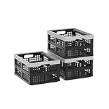 Gainhope 3-Pack 15 L Plastic Collapsible Storage