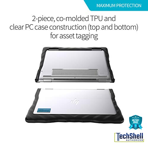 Gumdrop DropTech Laptop Case Fits HP EliteBook x360 1030 G3. Designed for K12 Students