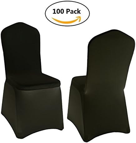 Yoshioe Stretch Polyester Spandex Dining Chair Cover Including 4 x Elasticated & Rugged Pockets for Wedding or Party Use