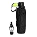 Spare Air Mini Scuba Tank - 6.0 cu ft Nitrox Oxygen Dive Cylinder - Small Emergency Backup Diving Equipment with Holster, Leash, and Refill Adapter