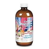 LifetimeÂ® Kidsâ€™ Calcium Magnesium Citrate | Support Bone, Muscle & Teeth Health | Easy Absorption, Dairy & Gluten Free | Cherry Flavor | 16 FL oz