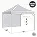 Punchau Pop Up Canopy Tent with Sidewall 10 x 10 Feet, Blue - UV Coated, Waterproof Instant Outdoor Gazebo Tent, Bonus Roller Carry Bag