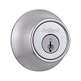 Kwikset 660 Single Cylinder Deadbolt in Satin Chrome