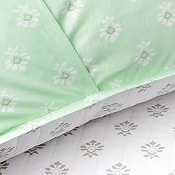 MARTHA STEWART Naomi Quiet Grey King Quilt Set - 3