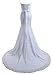 Likedpage Women's Lace Mermaid Bridal Wedding Dresses White US10