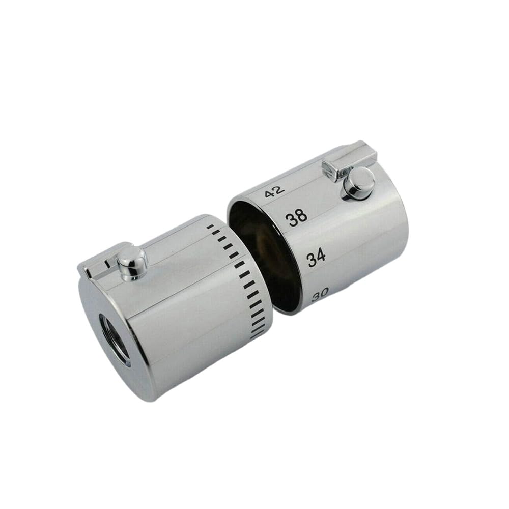 Bath Shower Thermostatic Handle, 1pair Water Thermostatic Control Handles for Bath Shower Mixer Valve
