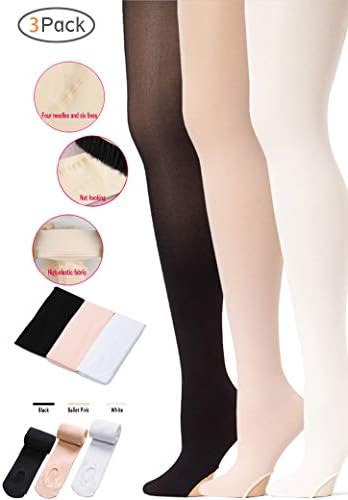 Ballet Tight Ultra Soft Girls/Women's 4 Way Stretch Transition Dance Tights