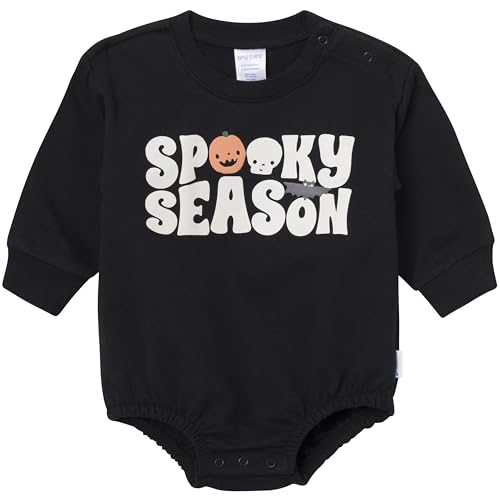 Onesies Brand Baby Unisex Sweatshirt Bubble Romper, Spooky Season, 0-3 Months