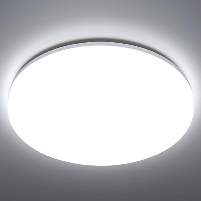 Aigostar Modern Flush LED Ceiling Light 18W 2100lm IP54 6500K Kitchen