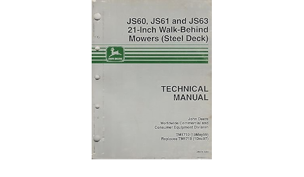 John deere js63 repair manual pdf John deere js63 repair manual pdf