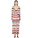 Mary Katrantzou Womens Oceania Dress Fira Stripe Knit Cover-Up Multi XL