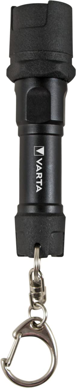 VARTA (incl. 1X AAA Longlife Power Batteries, Key Ring, scratchproof and Splash-Proof housing), ABS, Black/Silver