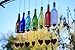 Wine Bottle Wind Chimes Handmade Outdoor Decor and Hanging Yard Art | Garden, Patio, Backyard, Porch | Soft Windchime Tones | Vintage Farmhouse