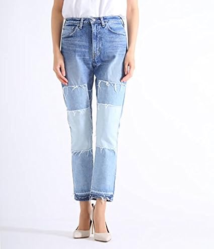 ladies patch denim