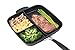 MasterPan Non-Stick 3 Section Meal Skillet, 11