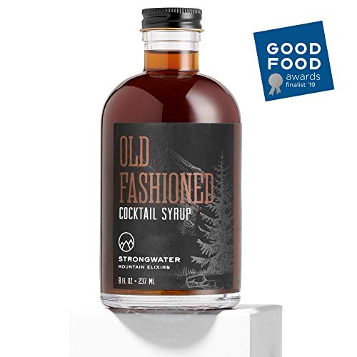 Strongwater - Old Fashioned Cocktail Syrup Drink Mixer | Bitters Blend with Organic Demerara Sugar | 8 oz