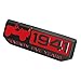 2 Pcs 75 Year 1941 Anniversary Metal Emblem Badge for Jeep Wrangler CHEROKEE Red & Black
