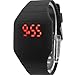 Touch Screen Led Watch Cheap Price Ultra-Thin Plastic Candy Color Black Color