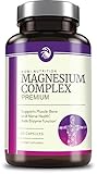 Nobi Nutrition's High Absorption Magnesium Complex 500mg - Muscle Relaxation & Recovery, Vegetarian & Non-GMO, 60 Capsules