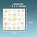 50 Pack of Cocktail Napkins for Star Party Supplies (5 x 5 Inches, Gold, Silver)