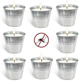 YIH Citronella Candles,Wax Bucket Candle Seaside Escape 8-Pack