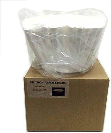 Filtron Cold Brew Paper Filter Liners - 36 Pack by Actron