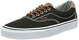 Vans Unisex Era 59 (C&L) Black/Stripe Denim Skate Shoe 10 Men US