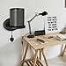 Wall Mount Shelf Hanger Holder Stand for Play:One Google Nest Mini,Google Home Mini,Google WiFi,Smartphones,Security Cameras – A Space-Saving Solution for Anything Up to 15lbs-Black