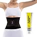 Waist Trainer Corset with Sweat Cream – Women’s Slim Abs Waist Trimmer with Slimming Body and Skin Gel
