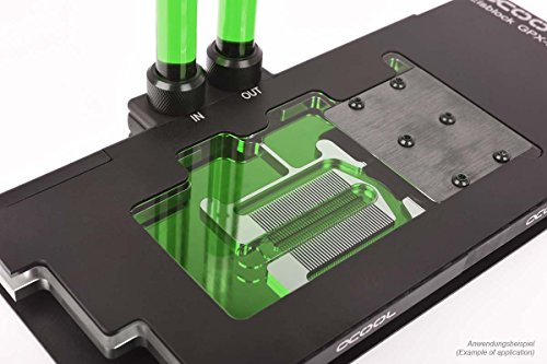 Alphacool 18550 Eiswasser Crystal Green premixed coolant 1000ml Water Cooling Water additives