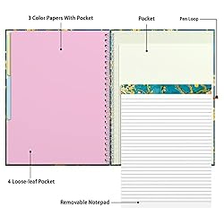 Rimilak Spiral Clipboard Folio with Refillable
