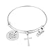 Christian Bracelet,Faith Bracelet, Let your Faith be bigger than your fear Gift For Her (Let your faith be bigge than your fear)